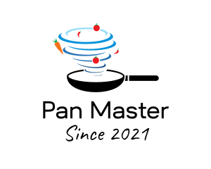 Pan - Cooking Tornado Pan logo design