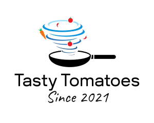 Cooking Tornado Pan  logo design