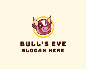 Cartoon Ox Bull logo design