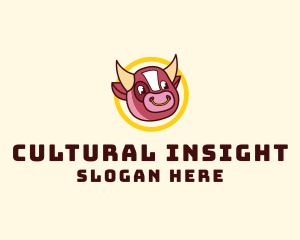 Cartoon Ox Bull logo design