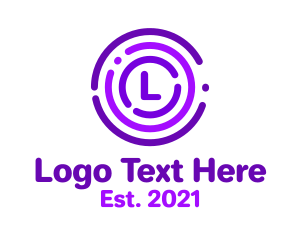 Circle - Circle Lines Letter logo design