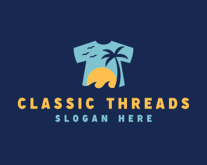 Shirt - Tropical Tee Shirt logo design