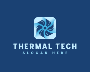 Industrial Thermal Fan logo design