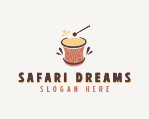 African - Cultural African Drum logo design