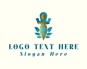 Teal Crown Diamond Logo