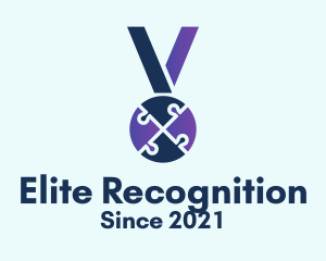 Recognition - Puzzle Medal Award logo design