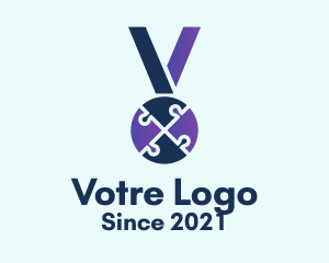 Challenge - Puzzle Medal Award logo design