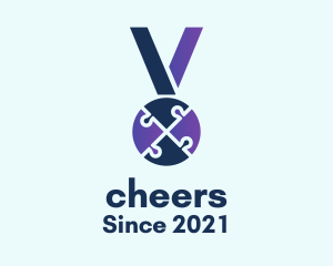 Challenge - Puzzle Medal Award logo design