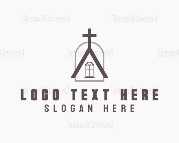 Holy Church Crucifix Logo