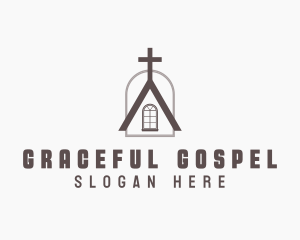 Gospel - Holy Church Crucifix logo design