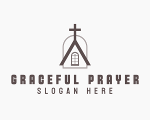 Holy Church Crucifix logo design