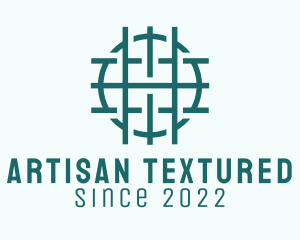 Green Textile Texture  logo design