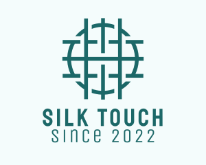 Green Textile Texture  logo design