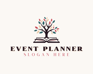 Academic - Educational Learning Book Tree logo design
