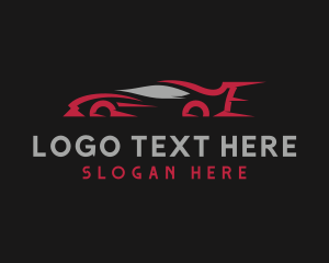 car racing logo design