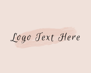 Generic Feminine Cursive Brush Logo