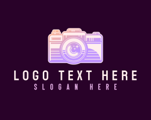 Dslr - Creative Photography Lens logo design