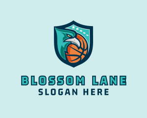 Basketball Eagle Crest logo design