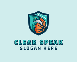 Basketball Eagle Crest logo design