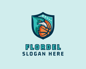 Basketball Eagle Crest logo design