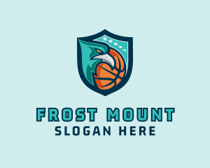 Basketball Eagle Crest logo design