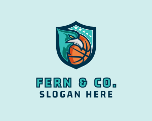 Basketball Eagle Crest logo design