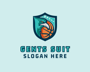 Basketball Eagle Crest logo design