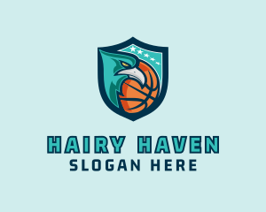 Basketball Eagle Crest logo design