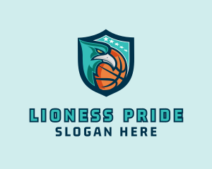 Basketball Eagle Crest logo design