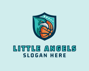 Basketball Eagle Crest logo design