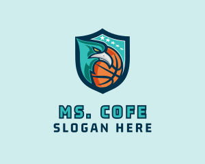 Basketball Eagle Crest logo design