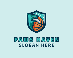 Basketball Eagle Crest logo design