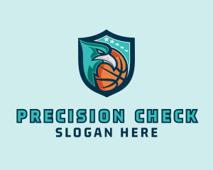 Basketball Eagle Crest logo design