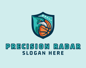 Basketball Eagle Crest logo design