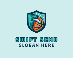 Basketball Eagle Crest logo design