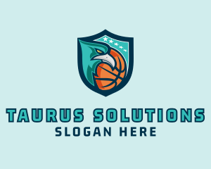 Basketball Eagle Crest logo design