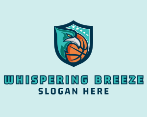 Basketball Eagle Crest logo design