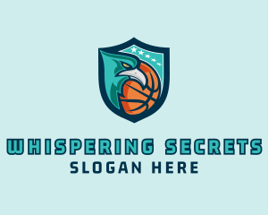 Basketball Eagle Crest logo design