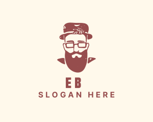 Barber - Jewish Gentleman Beard logo design