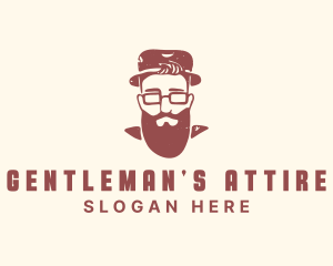 Jewish Gentleman Beard logo design