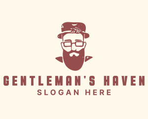 Jewish Gentleman Beard logo design