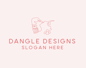 Dangle - Woman Baubles Bracelet Accessories logo design