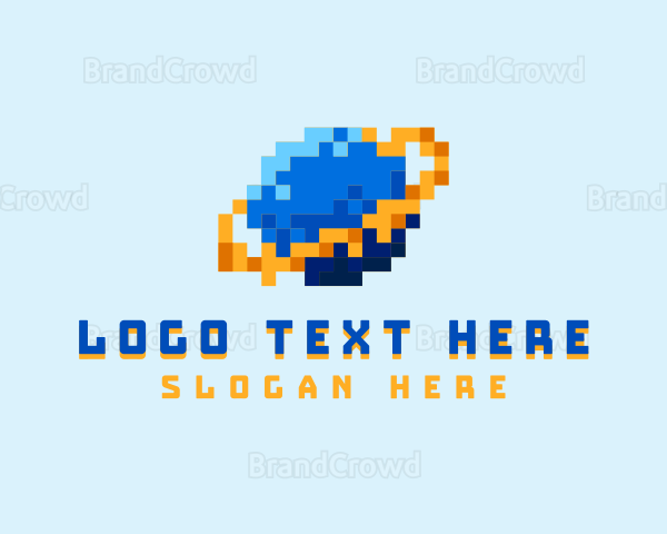 Space Y2K Pixel Logo