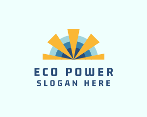 Renewable Energy - Solar Energy Power logo design