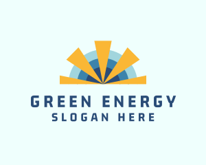 Solar Energy Power logo design