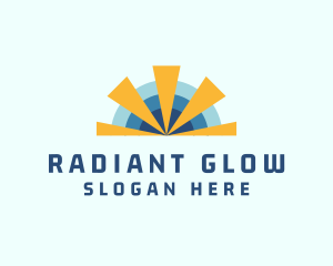 Radiant - Solar Energy Power logo design