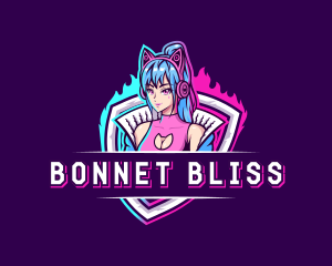 Female Gaming Streamer logo design