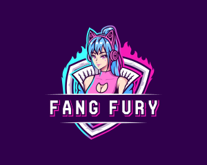 Female Gaming Streamer logo design