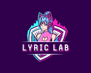 Female Gaming Streamer logo design