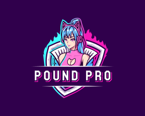 Female Gaming Streamer logo design